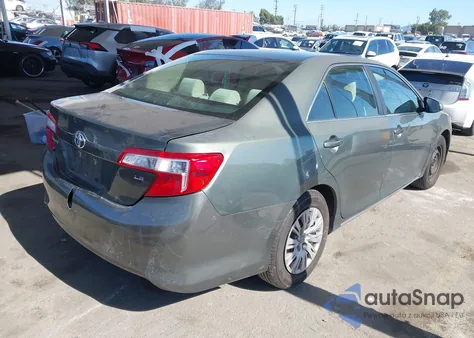 2012 Toyota Camry Le z USA, uszkodzony, nr VIN 4T1BF1FK7CU582208